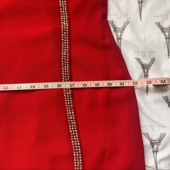 Sleeveless Dress with Embellished Wrap Hem Detail - Picture 9 of 10